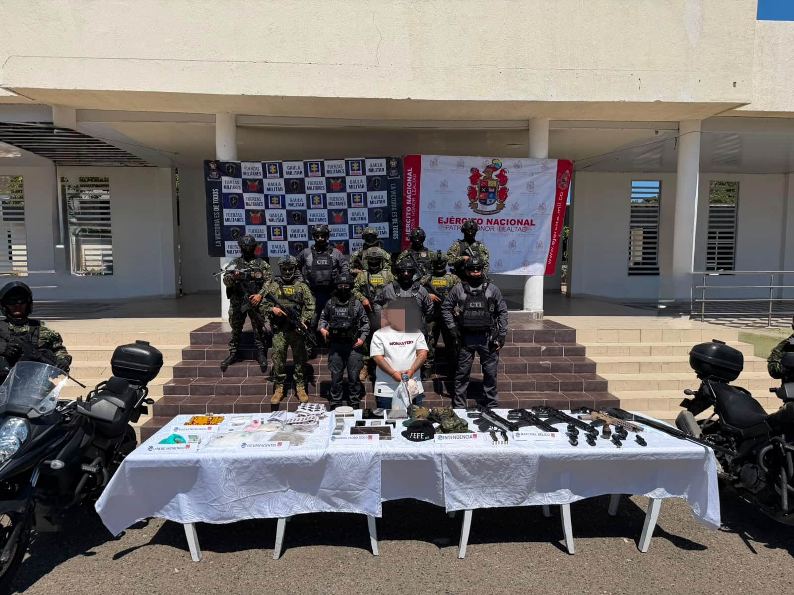 Capturado alias Samir, presunto integrante del Bloque Cóndor, de las Autodefensas Conquistadoras de la Sierra