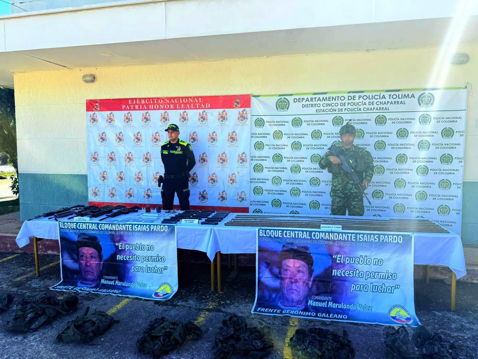 Ejército Nacional ubica depósito ilegal del GAO-r Frente Gerónimo Galeano