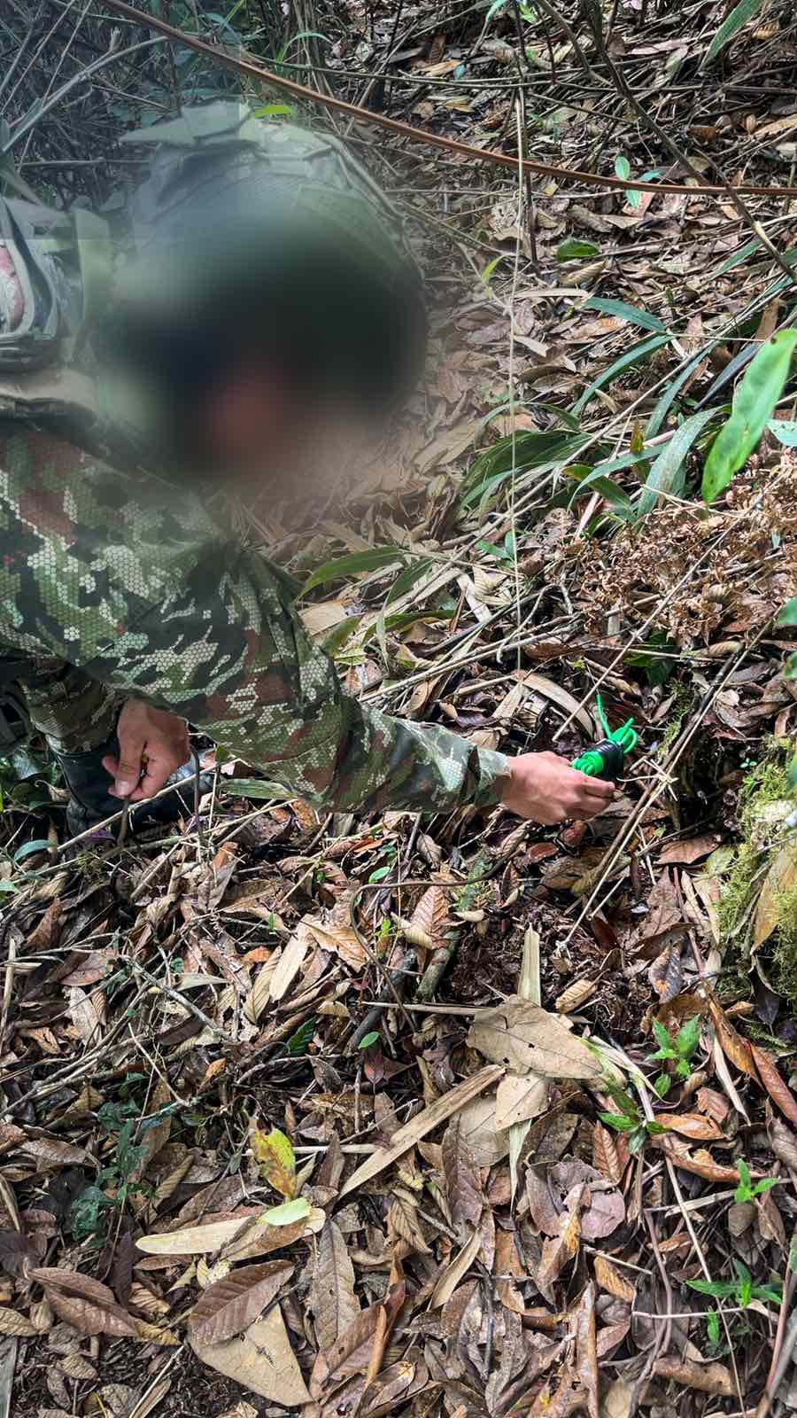 Ejército Nacional destruye dispositivos explosivos improvisados instalados por estructura residual