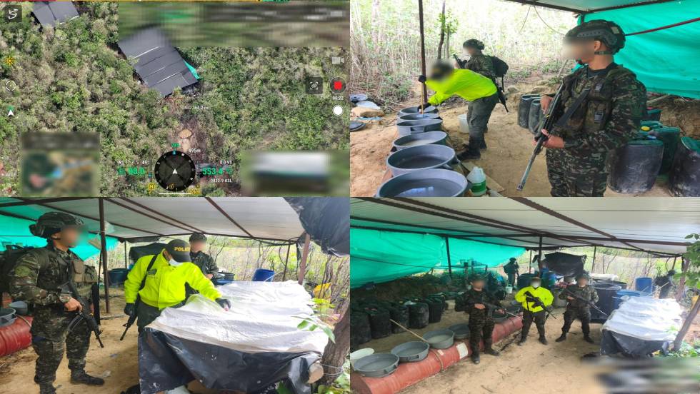 Ejército Nacional ubica 9 estructuras clandestinas utilizadas para la producción de droga en Norte de Santander