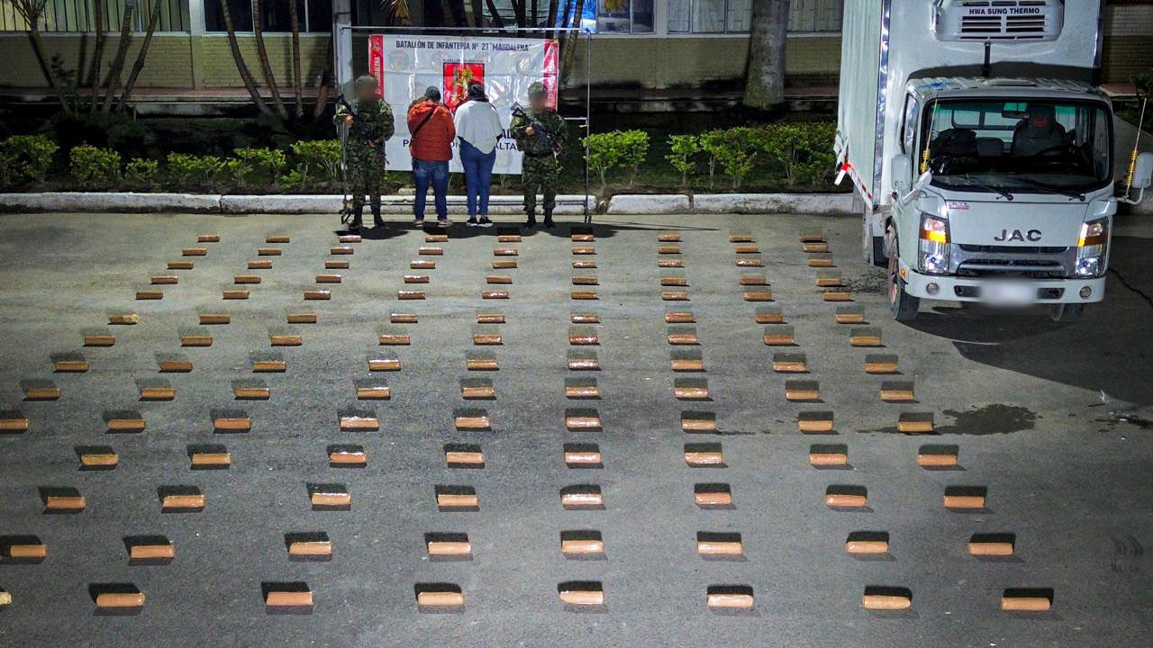 Ejército incauta cargamento de pasta base de coca avaluado en 350.000.000