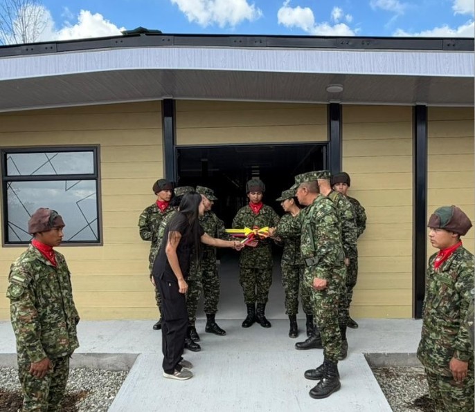 Ejército Nacional fortalece la atención en salud con la entrega del nuevo establecimiento de sanidad militar en Génova, Quindío