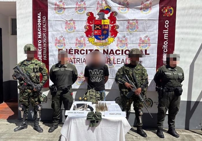 Ejército Nacional captura a alias Popeye o Jhon Jairo, presunto segundo cabecilla del GAO-r Comisión Joaquín González en Rovira