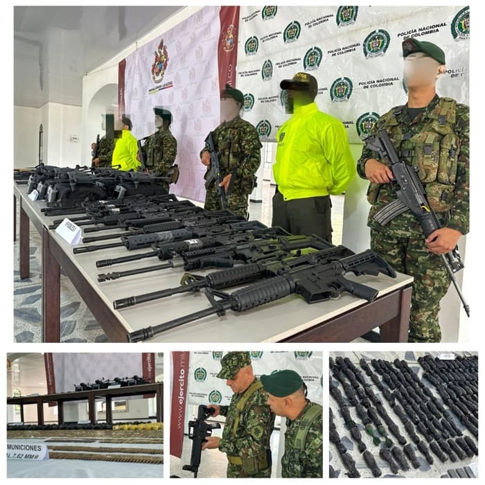 Poderoso cargamento de material de guerra y drones del grupo residual Jaime Martínez fue incautado por las tropas del Ejército en Valle del Cauca
