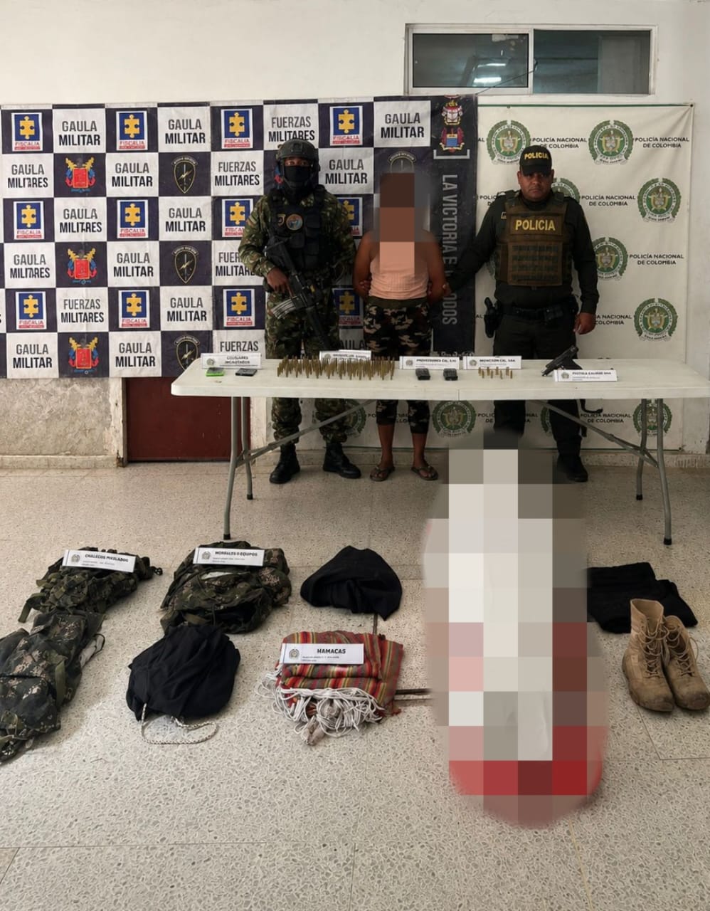 En desarrollo de operaciones militares, el Gaula Militar Magdalena neutralizó a alias Castro de Ávila, presunto cabecilla del Clan del Golfo, y capturó a una de sus integrantes