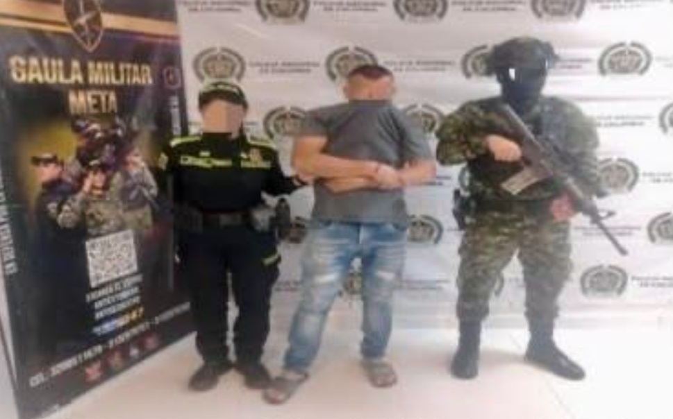 Gaula Militar Meta logra la captura de alias Patilla, presunto integrante del GAO-r Estructura 39 Arcesio Niño