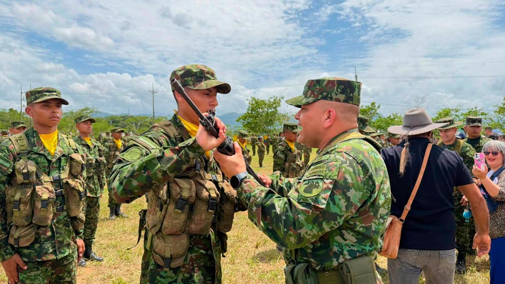 Décima Sexta Brigada realizó la entrega de armamento de dotación a 259 soldados en Casanare