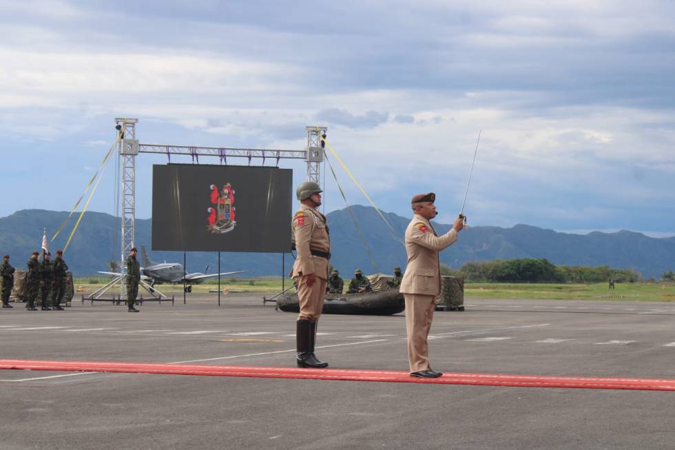 Coronel Luis Enrique Correa Martínez asume el mando de la Fuerza de Despliegue Contra Amenazas Transnacionales