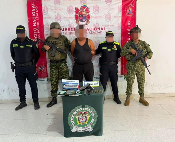 Capturado alias Veneno, máximo cabecilla de la Subestructura Erlín Pino Duarte, del Clan del Golfo, en Bolívar