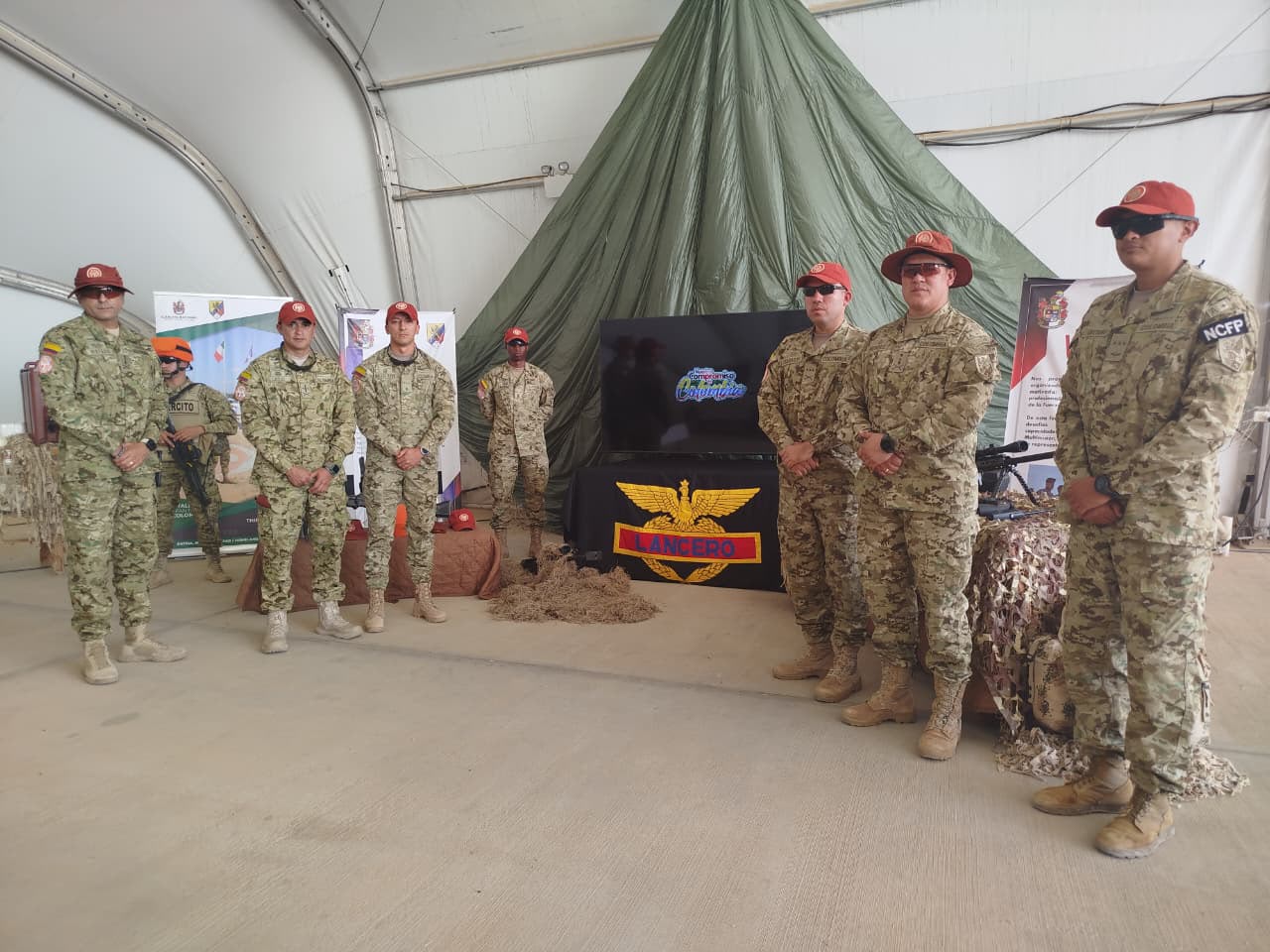 Ejército Nacional fortalece la cooperación internacional durante visita oficial de delegaciones de la MFO en North Camp