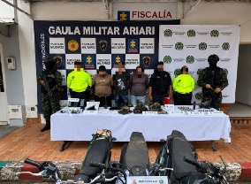 Capturados tres presuntos integrantes del Frente Iván Merchán en el sur del Meta