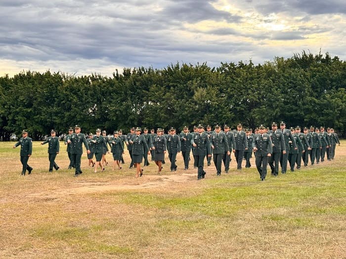 55 oficiales del Ejército Nacional ascienden de  grado en el Fuerte Militar de Tolemaida
