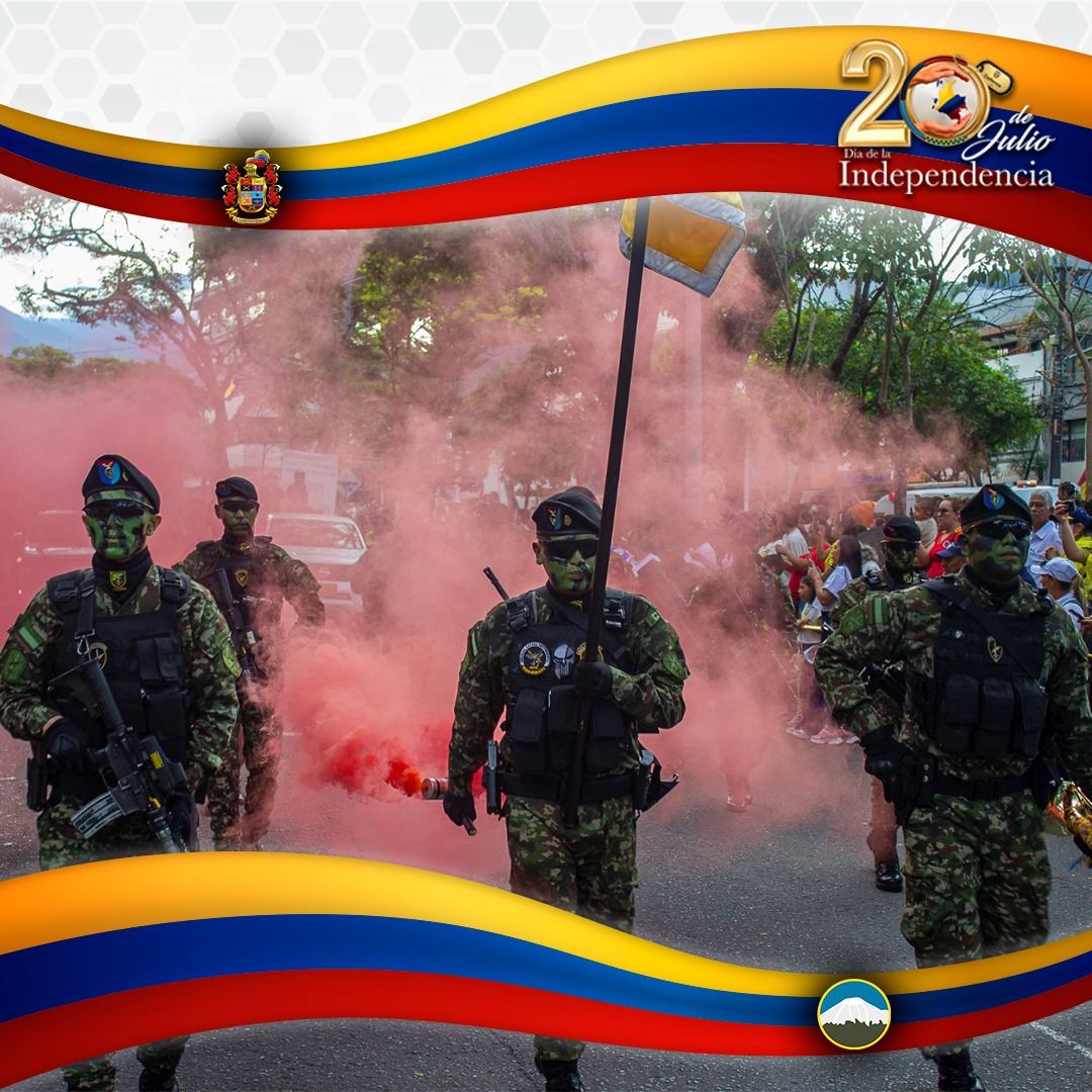 Desfile Militar y Policial del 20 de Julio será en Chaparral e Ibagué