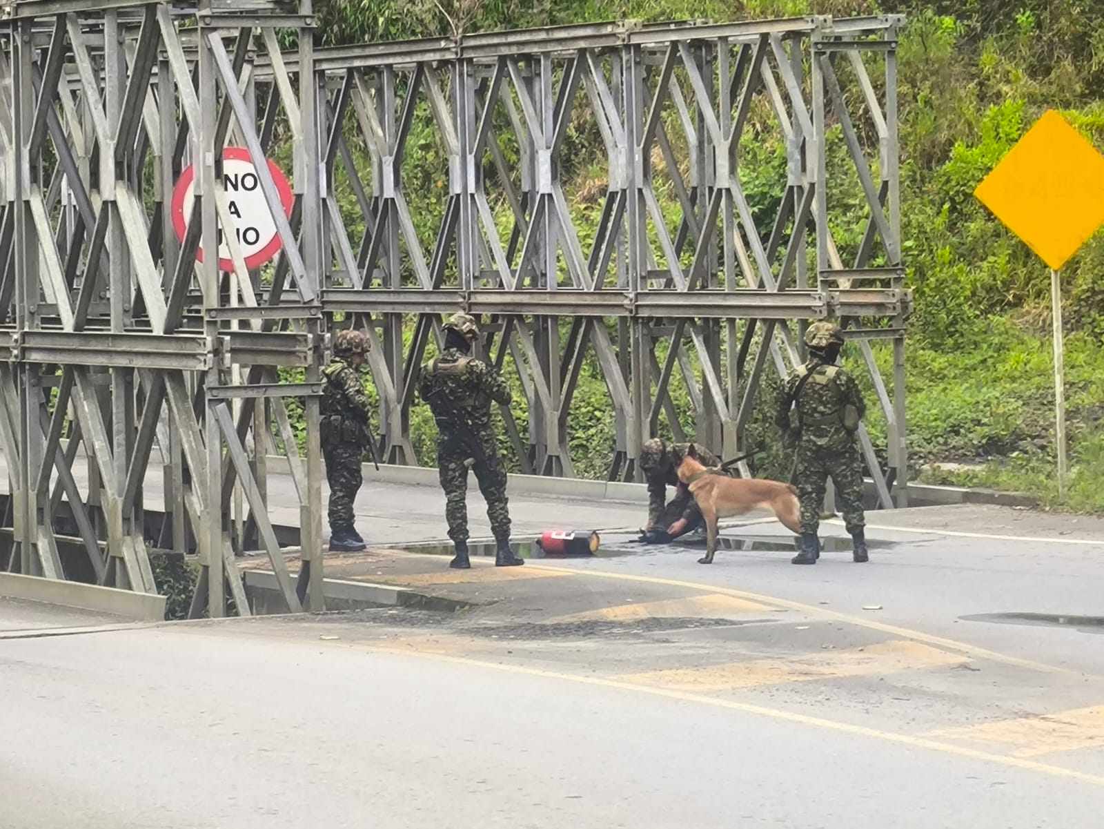 Primera Brigada contrarresta acción terrorista del GAO ELN en el corredor vial Cusiana, Boyacá