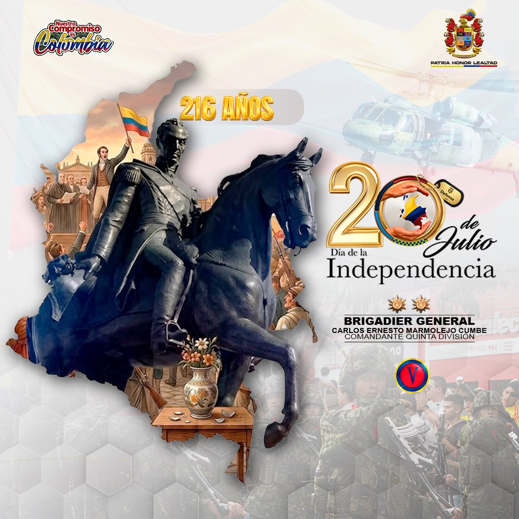 Los esperamos para celebrar juntos el orgullo de ser colombianos