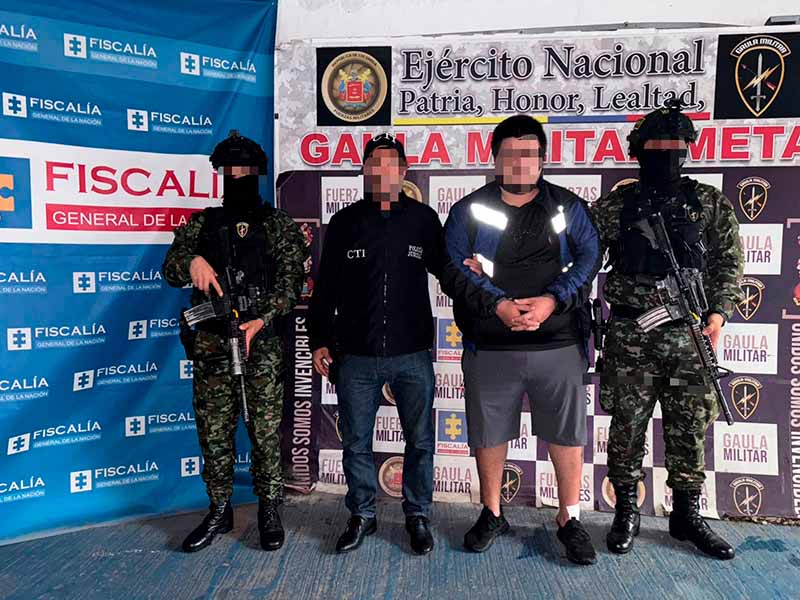 Gaula Militar Meta capturó en flagrancia a presunto extorsionista en Villavicencio