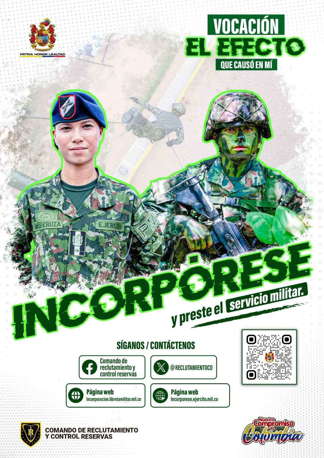 El Ejército Nacional invita a los jóvenes colombianos a hacer parte del tercer contingente de 2026 a partir del 1 de agosto.
