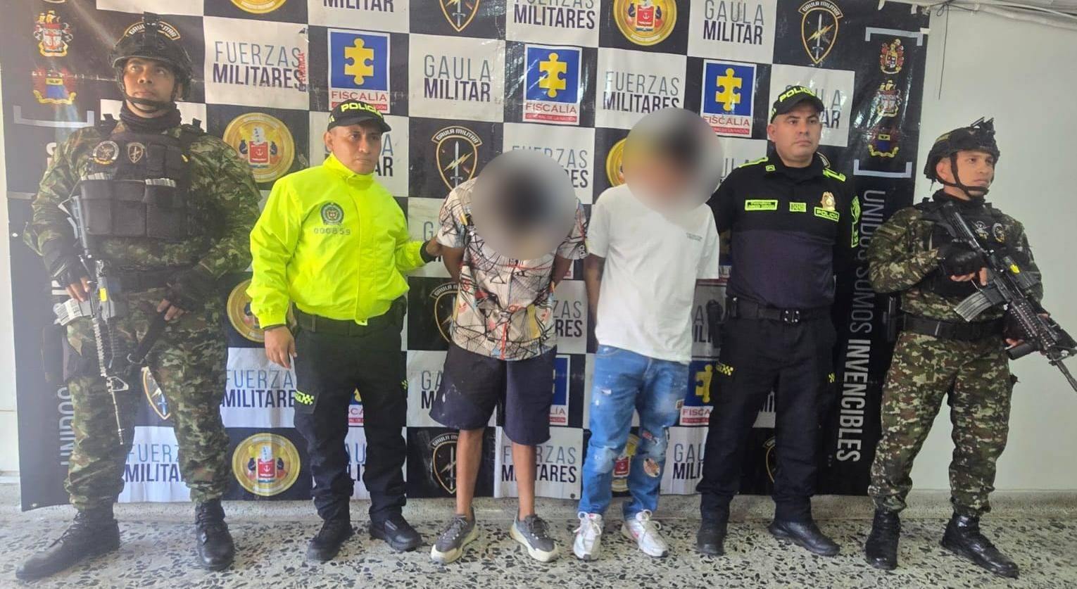 Ejército Nacional captura en flagrancia a integrantes del grupo delincuencial organizado Los Zapata, en Ibagué
