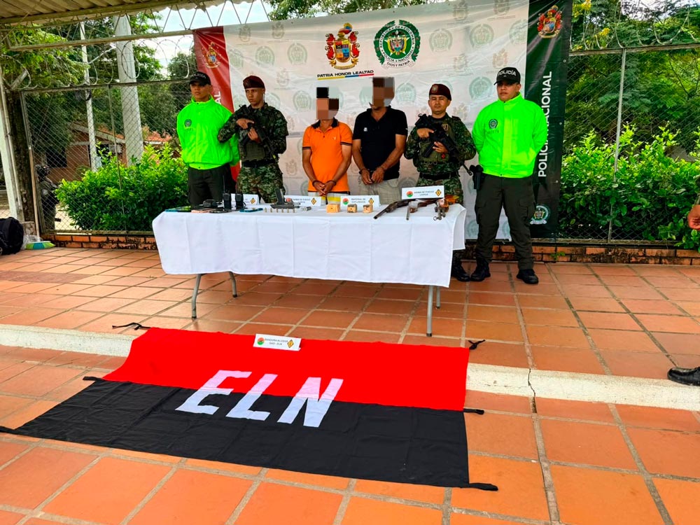 Ejército Nacional capturó en Fortul, Arauca, a dos presuntos integrantes del ELN