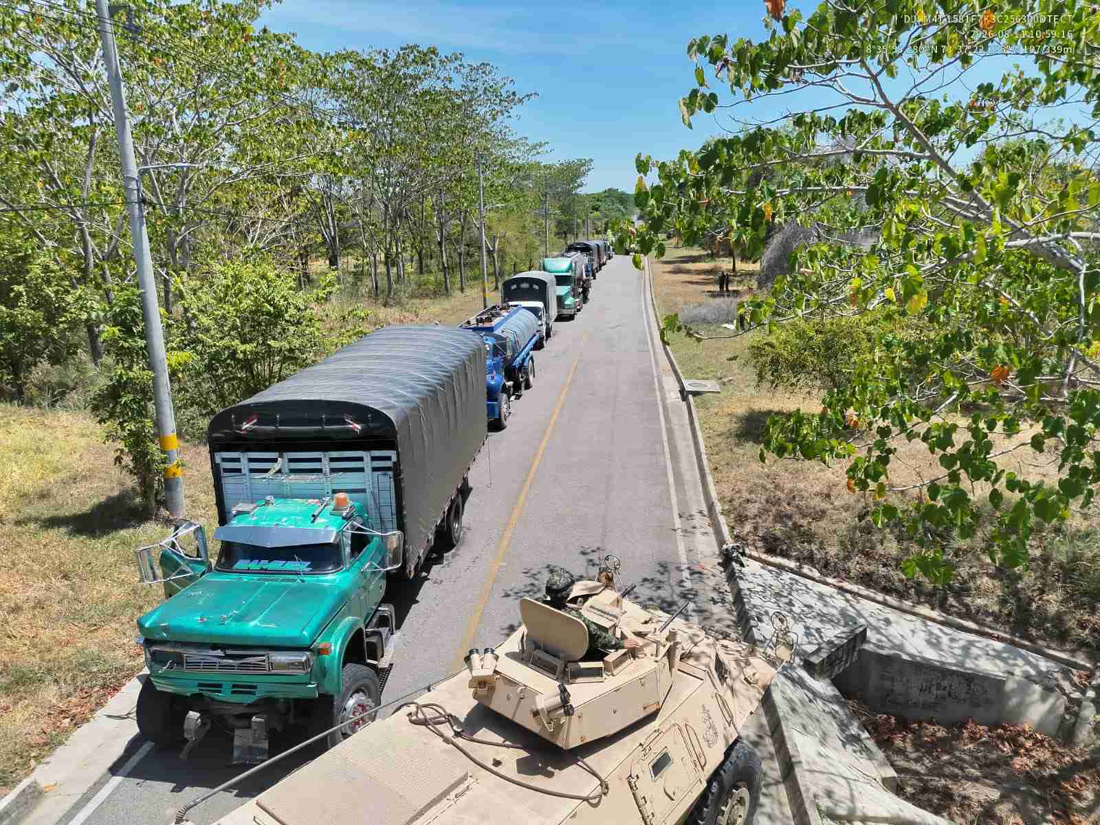 En el sur del Cesar, Ejército Nacional incautó más de 16.000 galones de hidrocarburos y 9 vehículos