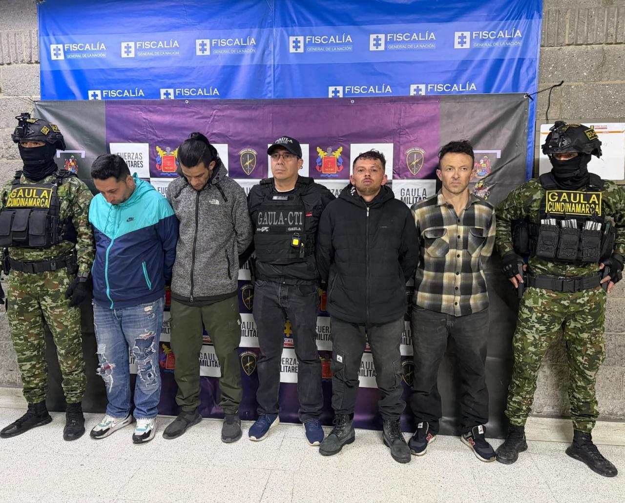 En Bogotá, el GAULA Militar rescató a una persona secuestrada y capturó a cuatro presuntos responsables