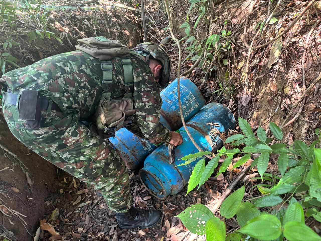 Destruidos tres dispositivos explosivos cerca del municipio de Tibú