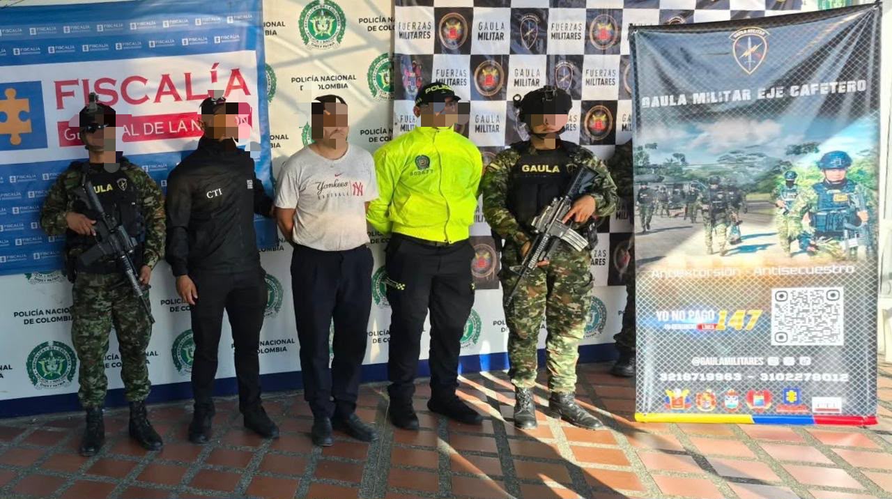 Cae presunto jefe de sicarios del GDO La Cordillera en Dosquebradas