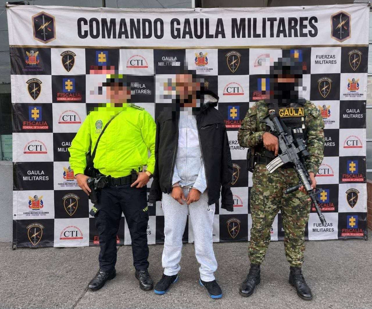Ejército Nacional y Policía Nacional capturan en Bogotá a presunto integrante de Los de la Torre, grupo delincuencial organizado que delinque en Cali